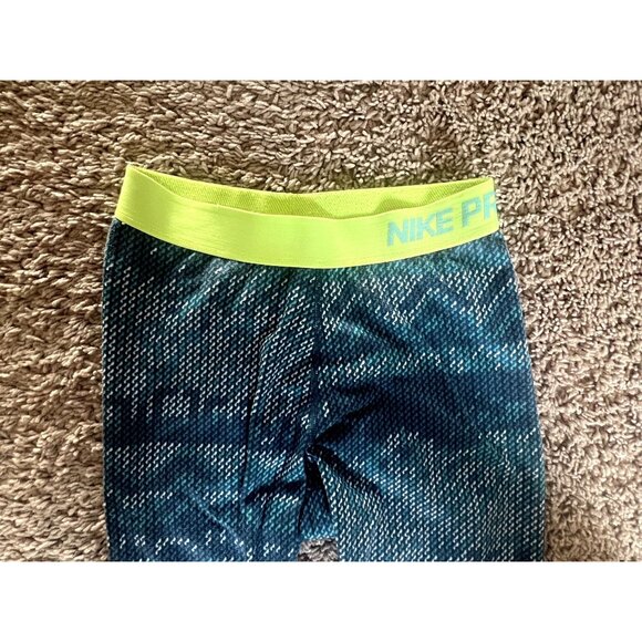 Nike Pro, Dri Fit Women’s Blue Hyperwarm Nordic Tights - Size Small - Picture 5 of 11